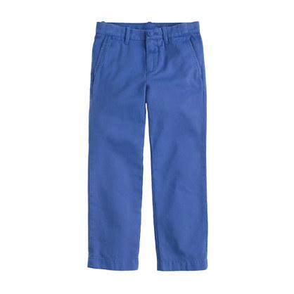 J.Crew Boys' sun-faded chino in straight fit