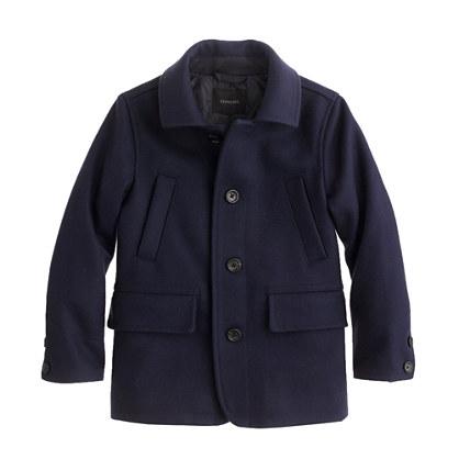 J.Crew Boys' wool Langham coat