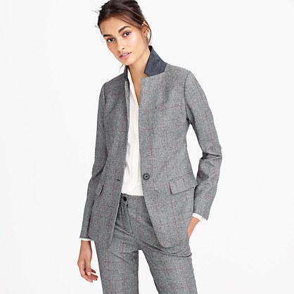 J.Crew Collection Regent blazer in English glen plaid wool