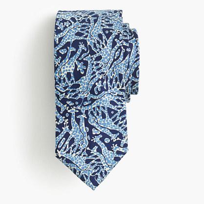 J.Crew Drake's® silk tie in giraffe print