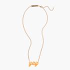 J.Crew Meri Meri&trade; charm necklace