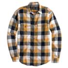 J.Crew Slim flannel shirt in classic herringbone plaid