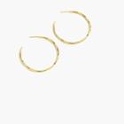 J.Crew Demi-fine 14k gold-plated twisted hoop earrings