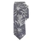 J.Crew Cotton and linen tie in bleached-out floral