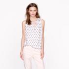 J.Crew Sera top in traced medallion
