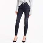 J.Crew 9 high rise toothpick jean in charcoal wash
