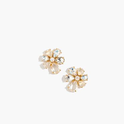 J.Crew Magnolia crystal earrings