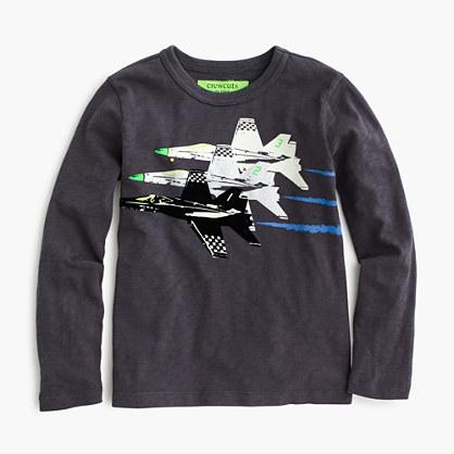 J.Crew Boys' glow-in-the-dark jets T-shirt