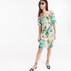 J.Crew Off-the-shoulder dress in Ratti&reg; Into the Wild print