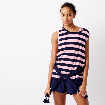 J.Crew Striped muscle tank top
