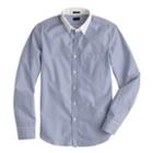 J.Crew Slim Secret Wash white-collar shirt in banker stripe