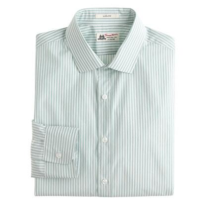 J.Crew Thomas Mason&reg; for J.Crew Ludlow shirt in gatlin green stripe