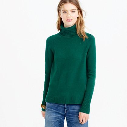 J.Crew Classic turtleneck sweater in wool-cashmere blend