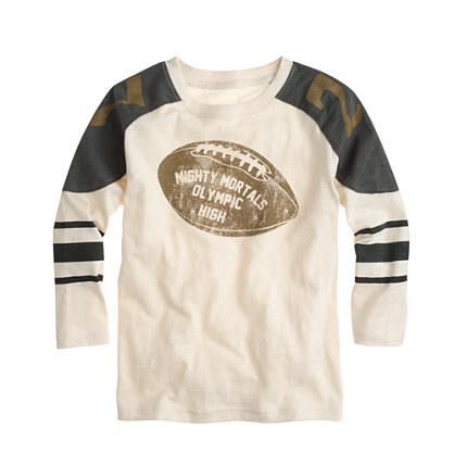 J.Crew Boys' three-quarter-sleeve football T-shirt