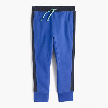J.Crew Boys' side-stripe sweatpant in slim fit