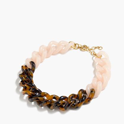 J.Crew Colorblock Lucite necklace