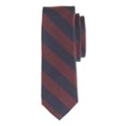 J.Crew English wool-silk tie in double stripe