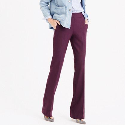 J.Crew Full-length pant in two-way stretch wool