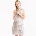 J.Crew Collection tiered silk dress