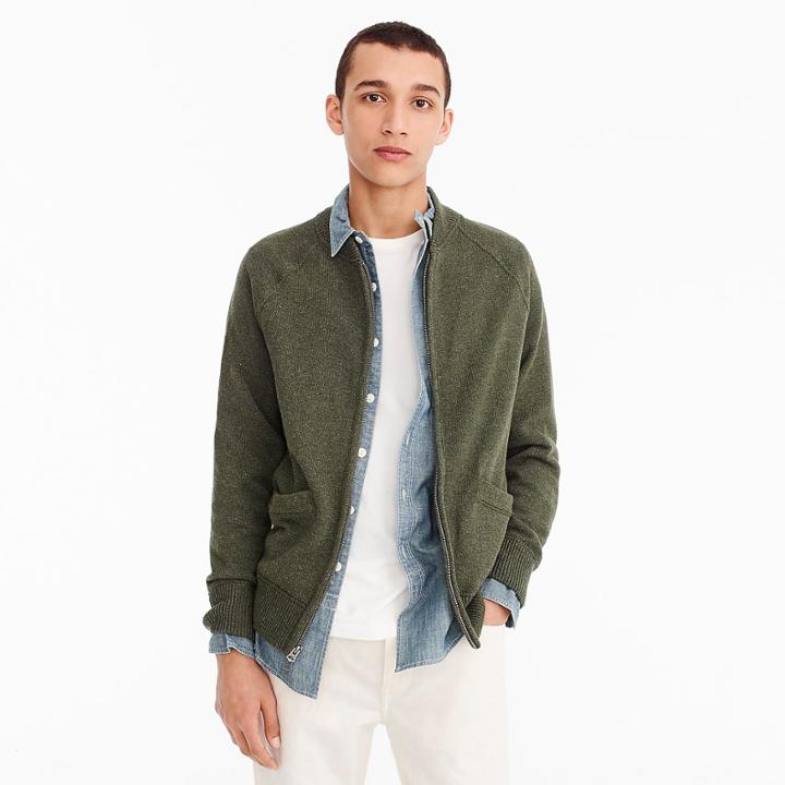 J.Crew Wallace & Barnes cotton-linen souvenir jacket