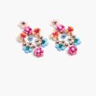 J.Crew Flower garden earrings