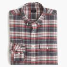 J.Crew End-on-end cotton-linen shirt in plaid