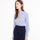 J.Crew Tailored perfect shirt in striped stretch cotton
