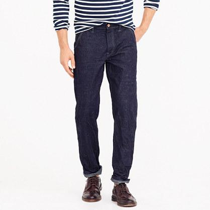 J.Crew Wallace & Barnes naval pant in indigo selvedge denim