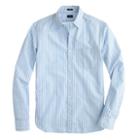 J.Crew Slim Secret Wash shirt in violet end-on-end stripe