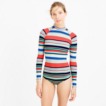 J.Crew Rash guard in colorful stripe