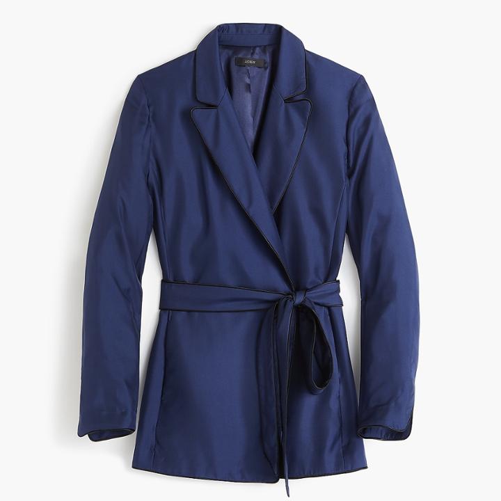 J.Crew Silk wrap blazer