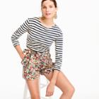 J.Crew Tie-waist short in Liberty&reg; Thorpe floral