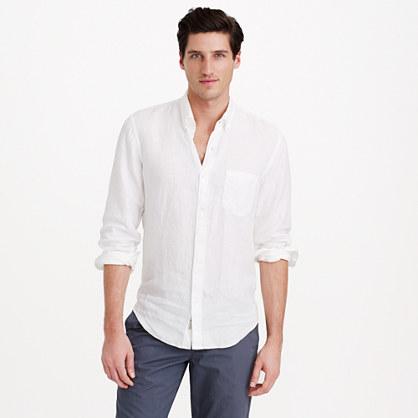J.Crew Irish linen shirt in solid