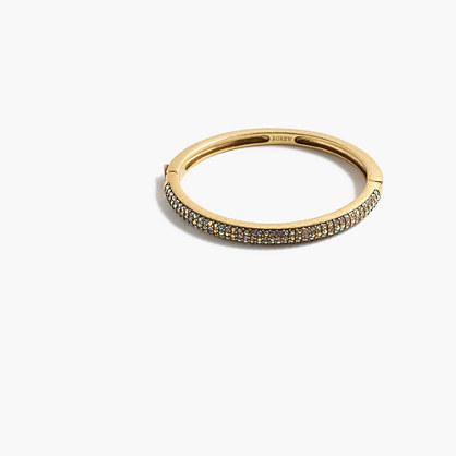 J.Crew Pavé crystal hinge bracelet