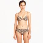 J.Crew Drake's&reg; for J.Crew French bikini top in giraffe print
