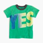 J.Crew Boys' yes-no T-shirt