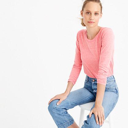J.Crew Slub long-sleeve crewneck T-shirt