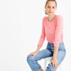 J.Crew Slub long-sleeve crewneck T-shirt