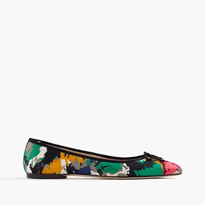 J.Crew Gemma flats in abstract print