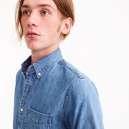 J.Crew Midweight denim shirt in light wash
