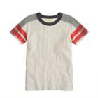 J.Crew Boys' T-shirt in washed sand double stripe