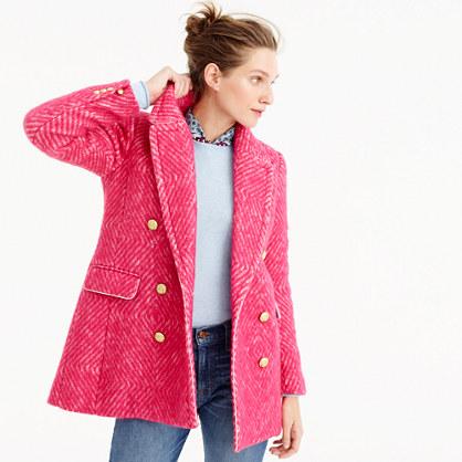 J.Crew Diamond tweed coat