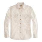 J.Crew Wallace & Barnes Makin Island garment-dyed chino shirt