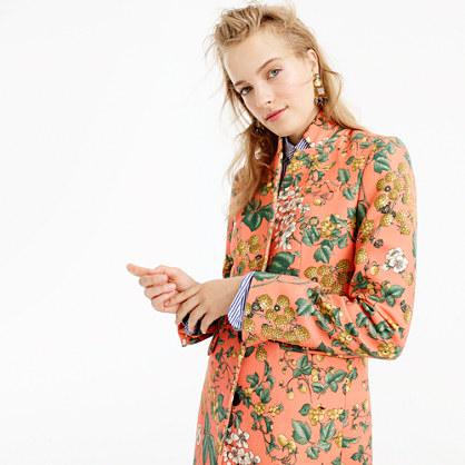 J.Crew Collection Regent topcoat in Ratti&reg; fruity-floral print