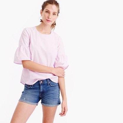 J.Crew Denim paint-splattered short