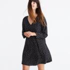 J.Crew Madewell silk button-back dress in star scatter