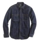 J.Crew Selvedge indigo denim shirt