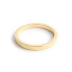 J.Crew 14k gold 2mm flat band