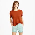 J.Crew Collection featherweight cashmere pocket T-shirt