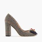 J.Crew Collection Lena jeweled pumps in tweed